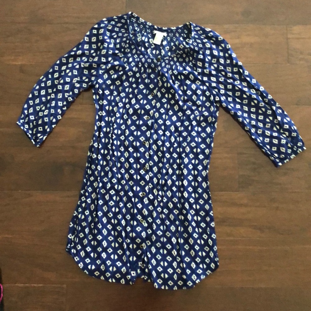 Forever 21 button down beach dress size S